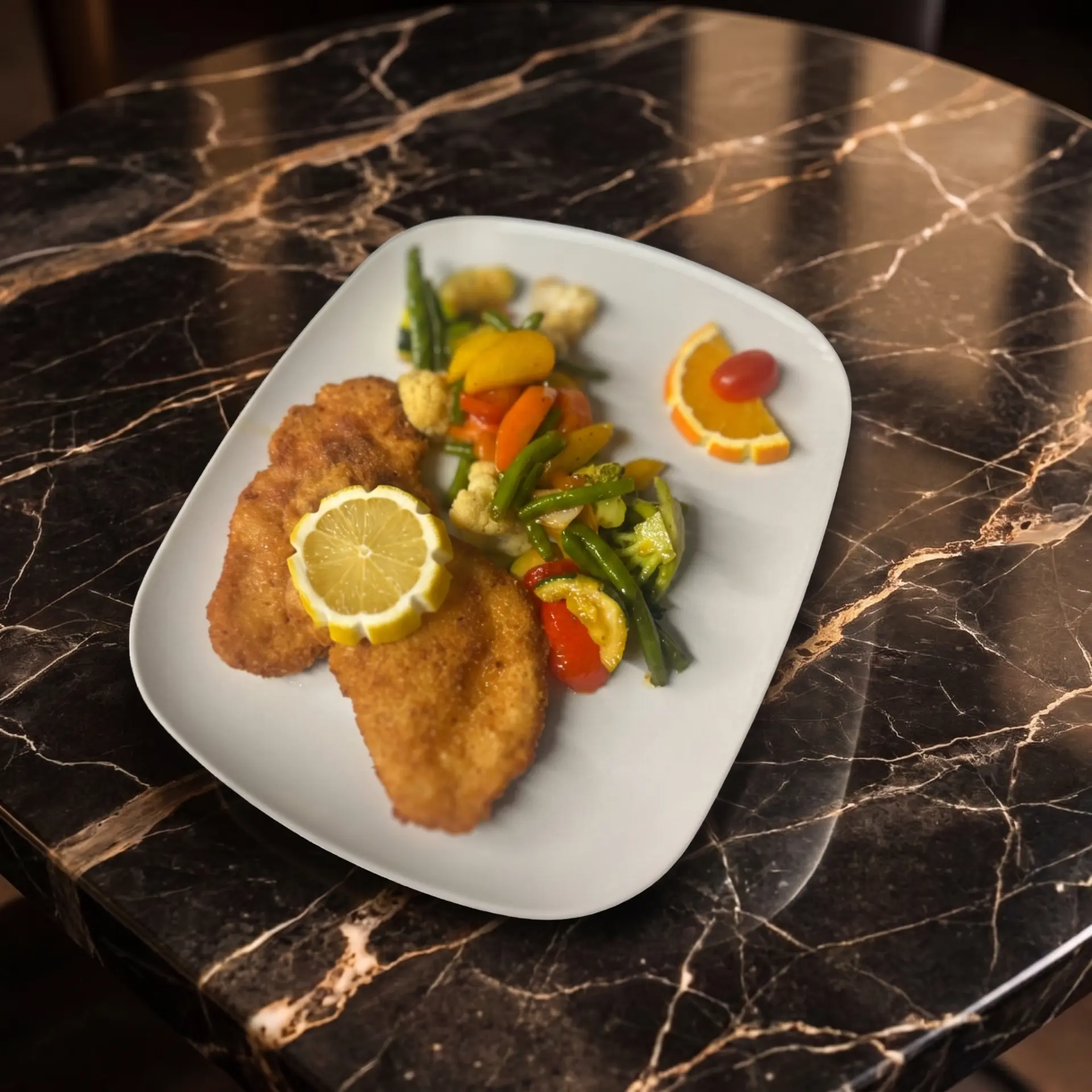 Schweins Schnitzel paniert