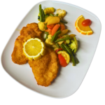 Panierte Schweins Schnietzel