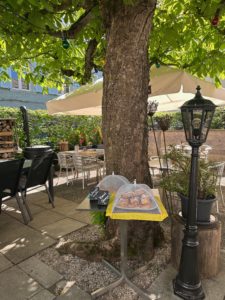 Garten Restaurant der Sommer ist da